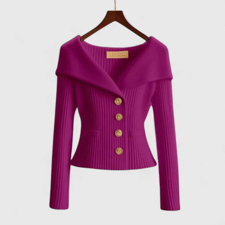 Avelora - Elegantní kardigan s knoflíky