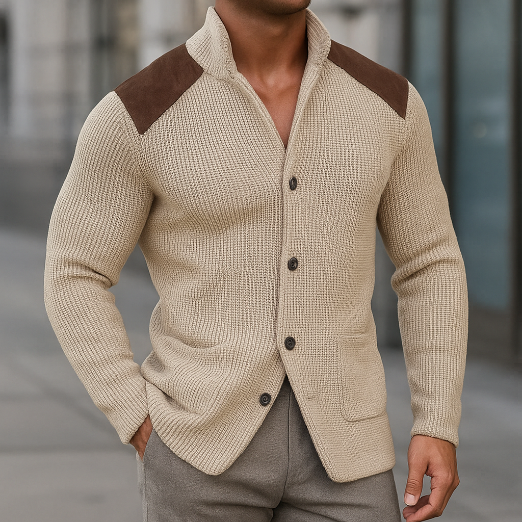 Silvoro - Blazer z Texturované Pleteniny