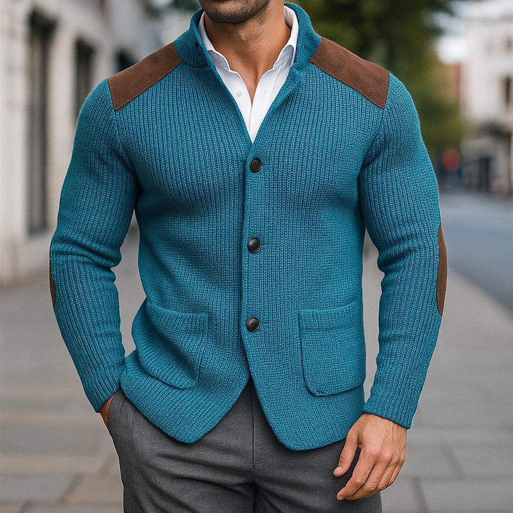 Silvoro - Blazer z Texturované Pleteniny