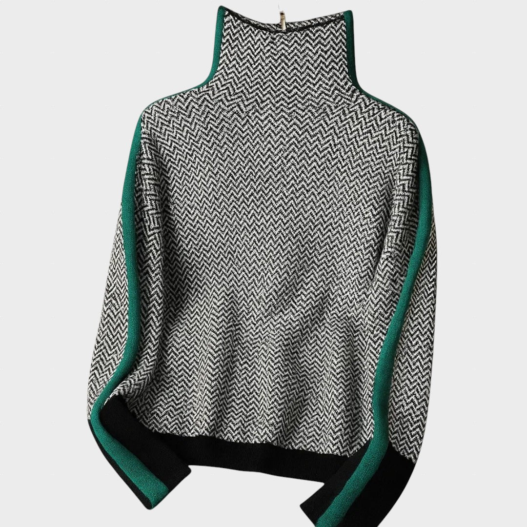 Martina - Světr s vysokým límcem