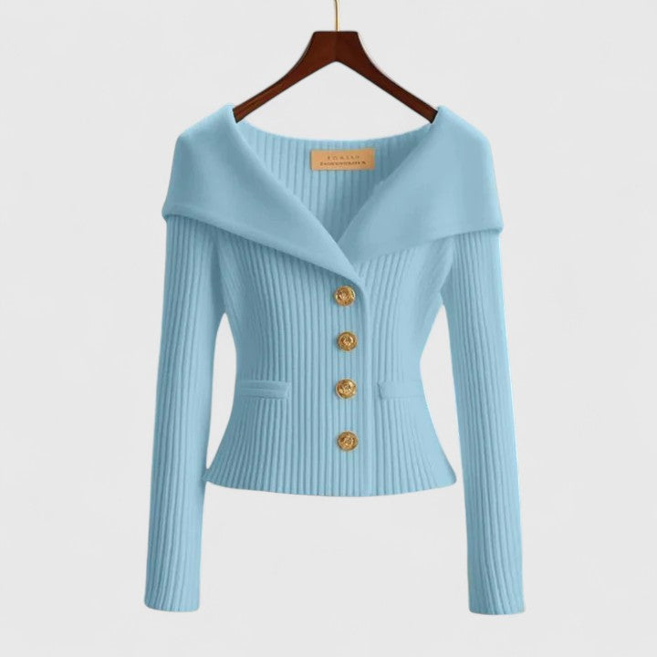 Avelora - Elegantní kardigan s knoflíky