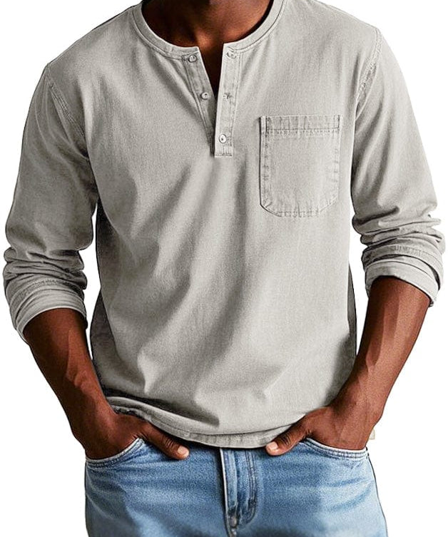 Frederico - Henley tričko vintage