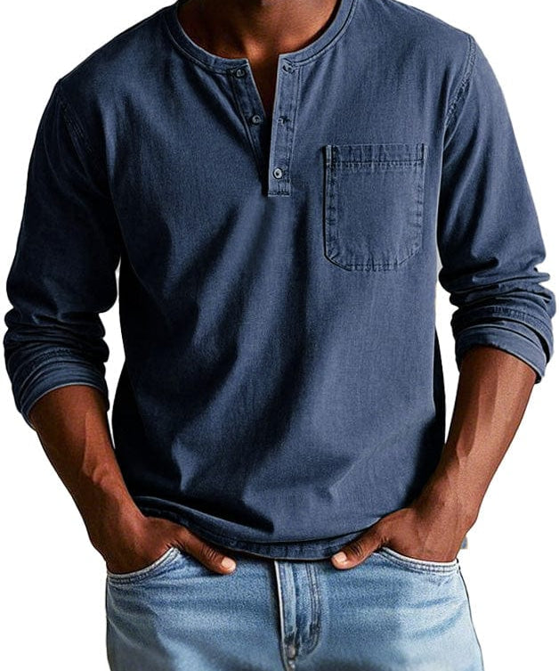 Frederico - Henley tričko vintage