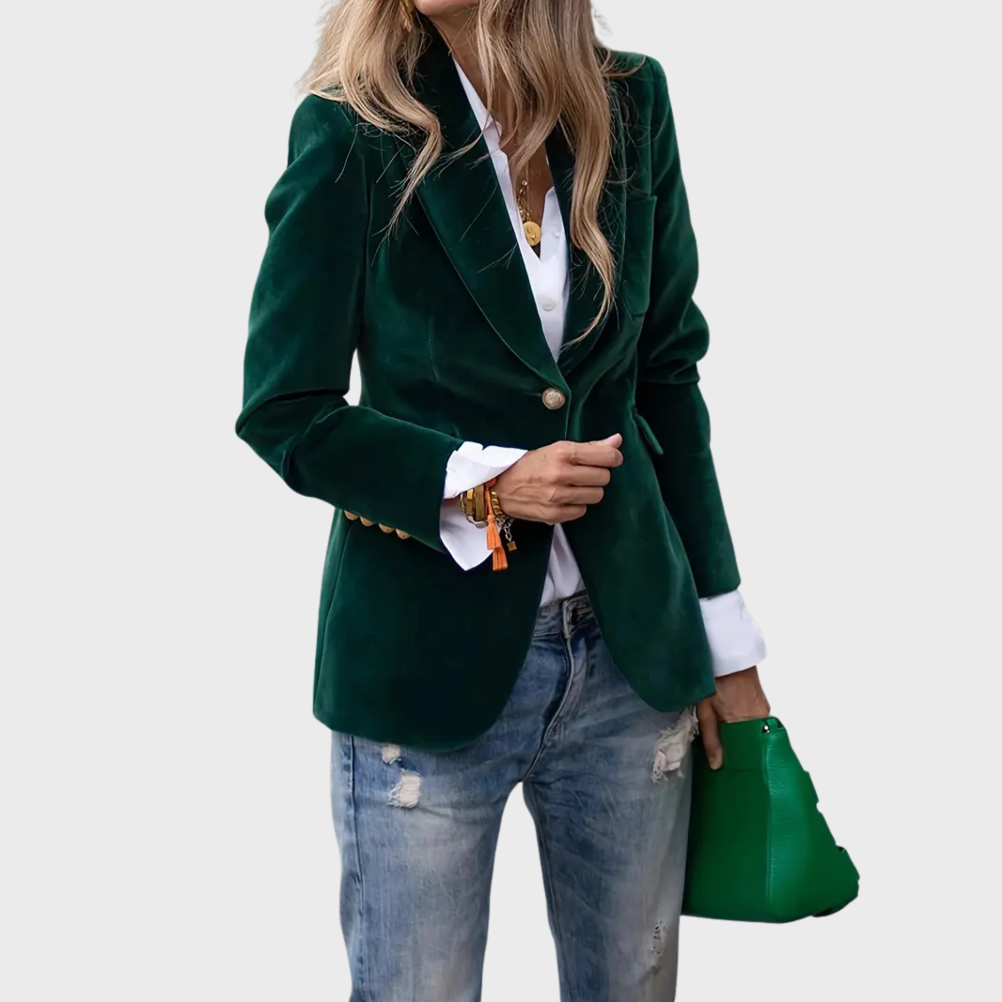 Anna – Elegantní Sametové Sako