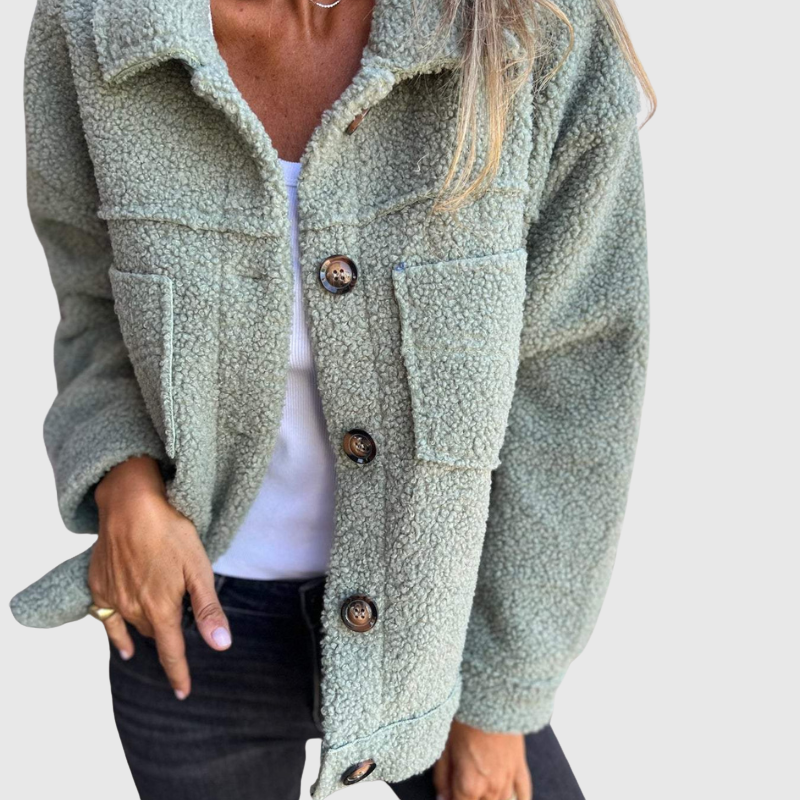 Annie - Trendy kabát z měkké látky