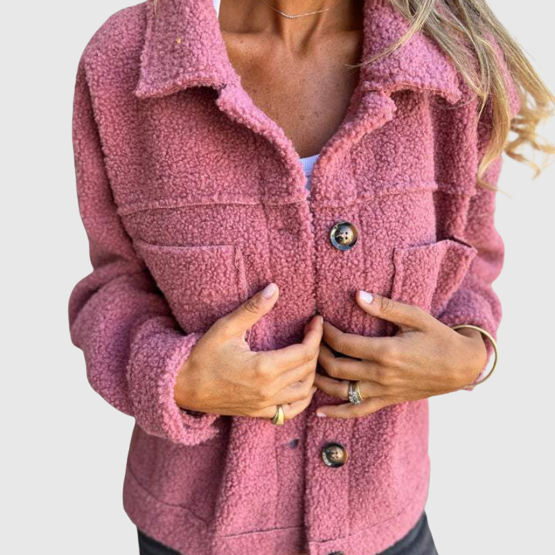 Annie - Trendy kabát z měkké látky