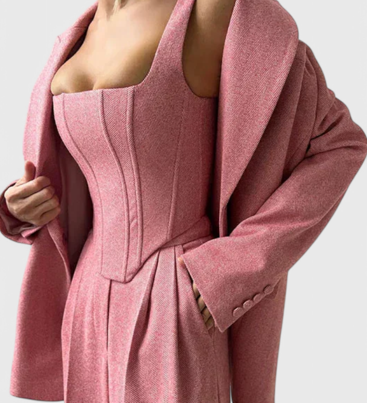 Evena - Oblek s kalhotami pro sebevědomou eleganci