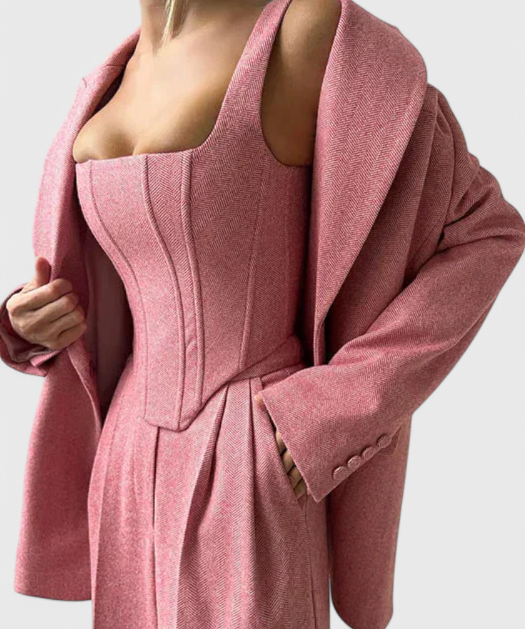 Evena - Oblek s kalhotami pro sebevědomou eleganci