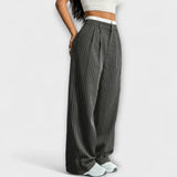 Camilla – Dámské pruhované kalhoty