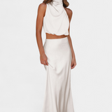 Hanna - Set s drapovanou sukní bez zad