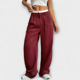 Camilla – Dámské pruhované kalhoty