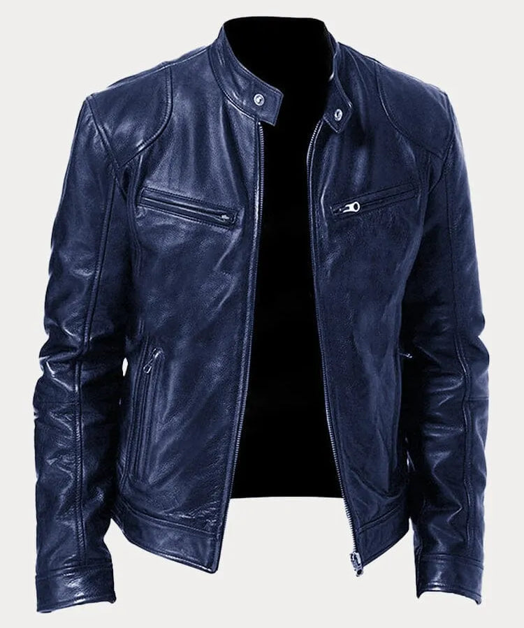 Viktor – Casual Kožená Bunda: Nadčasový Design a Komfort