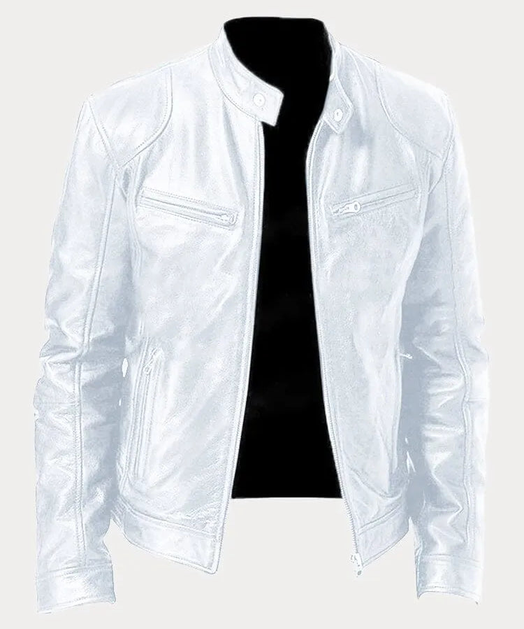 Viktor – Casual Kožená Bunda: Nadčasový Design a Komfort