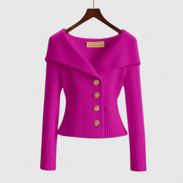 Avelora - Elegantní kardigan s knoflíky