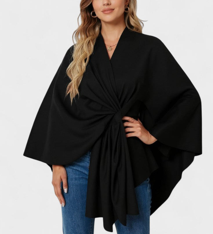 Yvetta | Elegantní Draperet Pončo