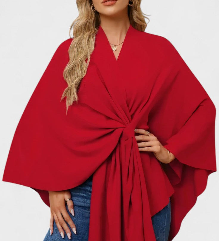 Yvetta | Elegantní Draperet Pončo