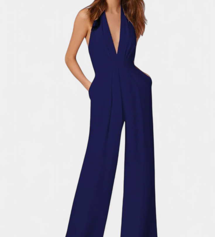 Lila - Kombinéza s širokými nohami a lehkou elegancí