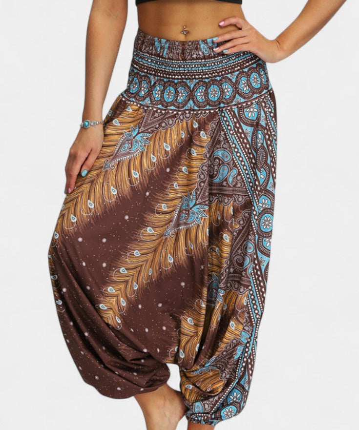 Greta - Boho volné kalhoty