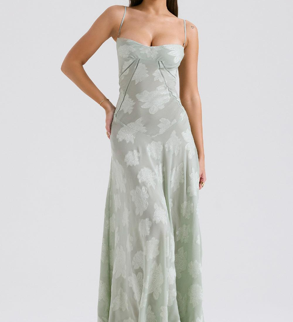 Tereza - Dlouhé květinové šaty