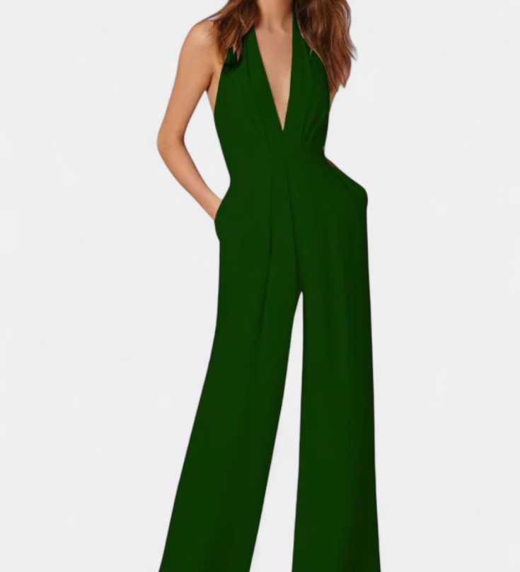 Lila - Kombinéza s širokými nohami a lehkou elegancí