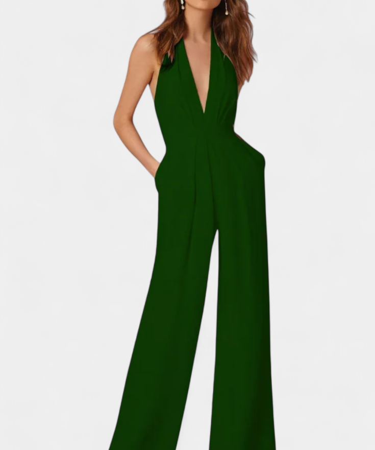 Lila - Kombinéza s širokými nohami a lehkou elegancí