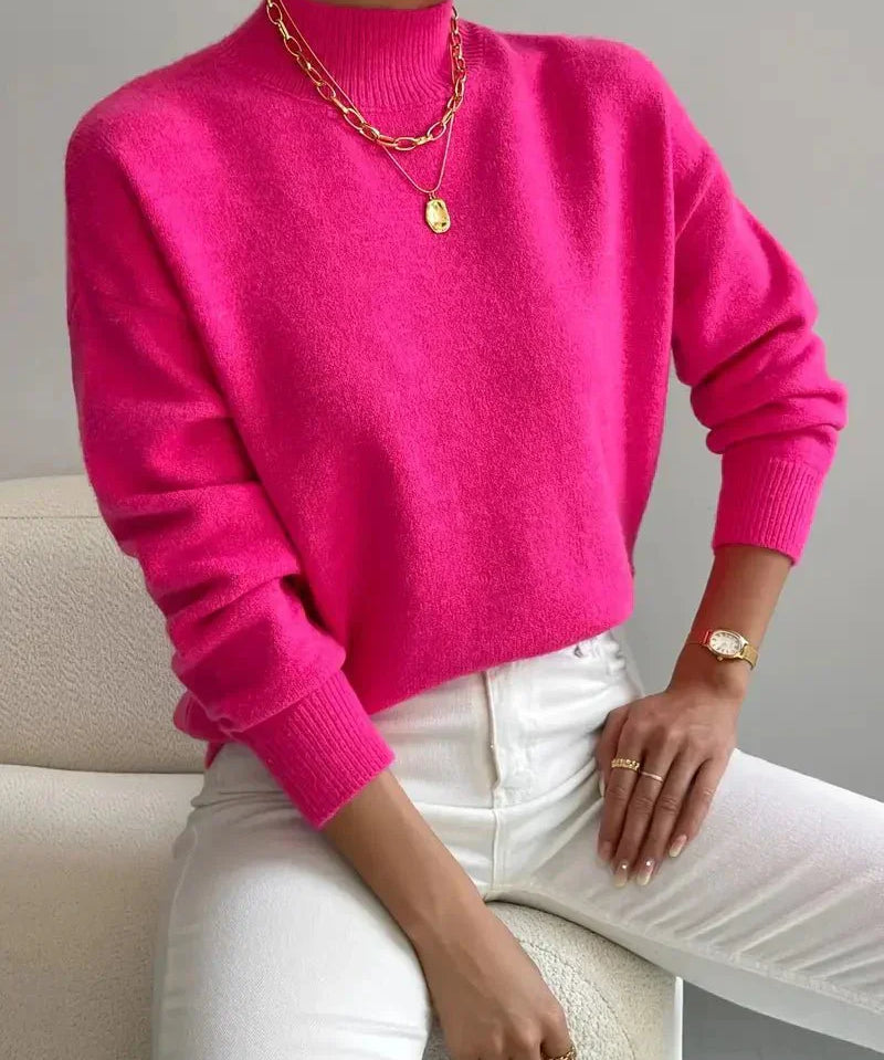 Maria - Elegantní a teplý svetr s vysokým límcem