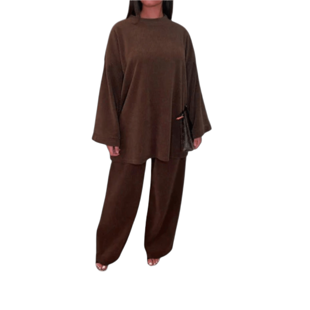 Ingrid – Oversize souprava v žebrovaném stylu