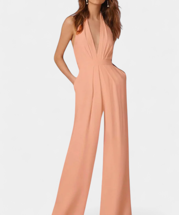 Lila - Kombinéza s širokými nohami a lehkou elegancí
