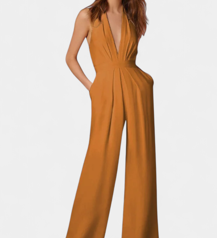 Lila - Kombinéza s širokými nohami a lehkou elegancí