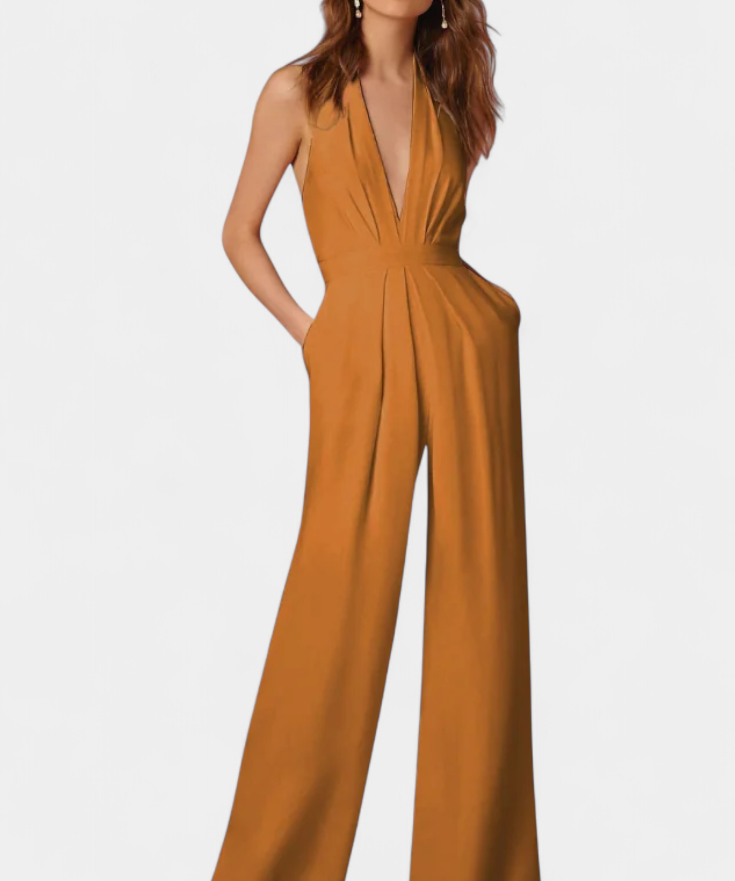 Lila - Kombinéza s širokými nohami a lehkou elegancí