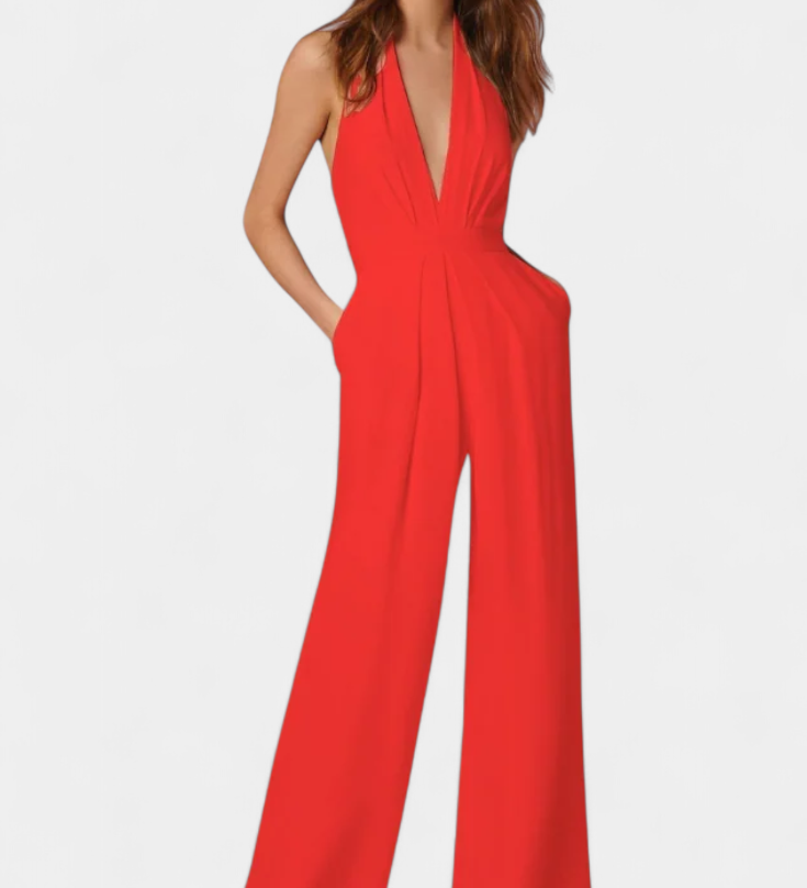 Lila - Kombinéza s širokými nohami a lehkou elegancí