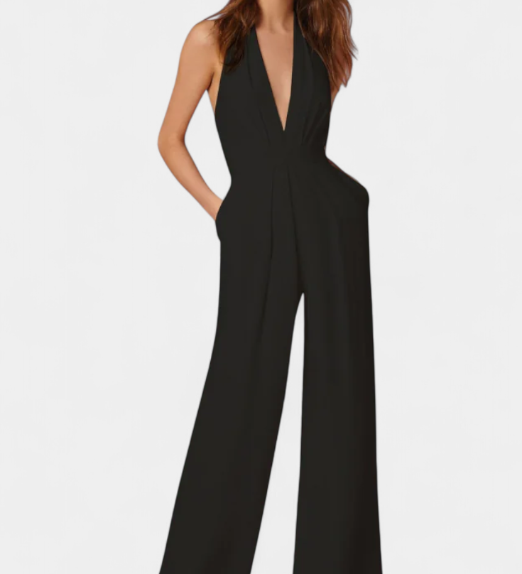 Lila - Kombinéza s širokými nohami a lehkou elegancí