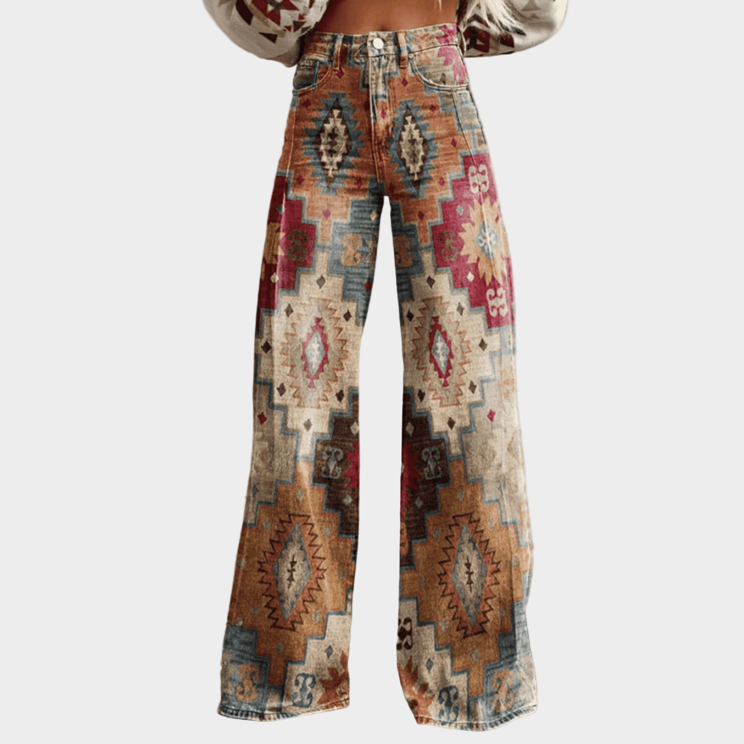 Hedvika - Vintage boho kalhoty