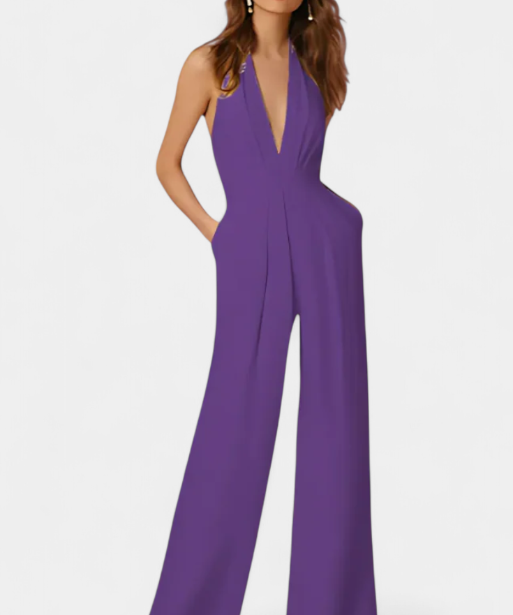 Lila - Overal se širokými nohami a lehkou elegancí